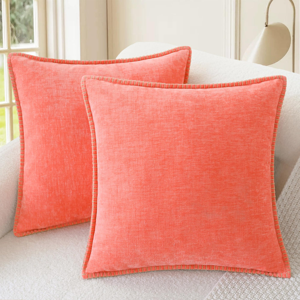 CaliTime Decorative Couch Throw Pillow Covers 20 X 12 Inches Gold