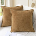CaliTime Decorative Couch Throw Pillow Covers 20 X 12 Inches Gold