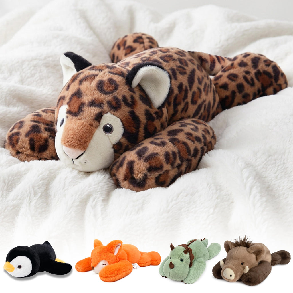 Niuniu Daddy Weighted Stuffed Animals, 25 in 5 lbs, Axolotl Calming Plush
