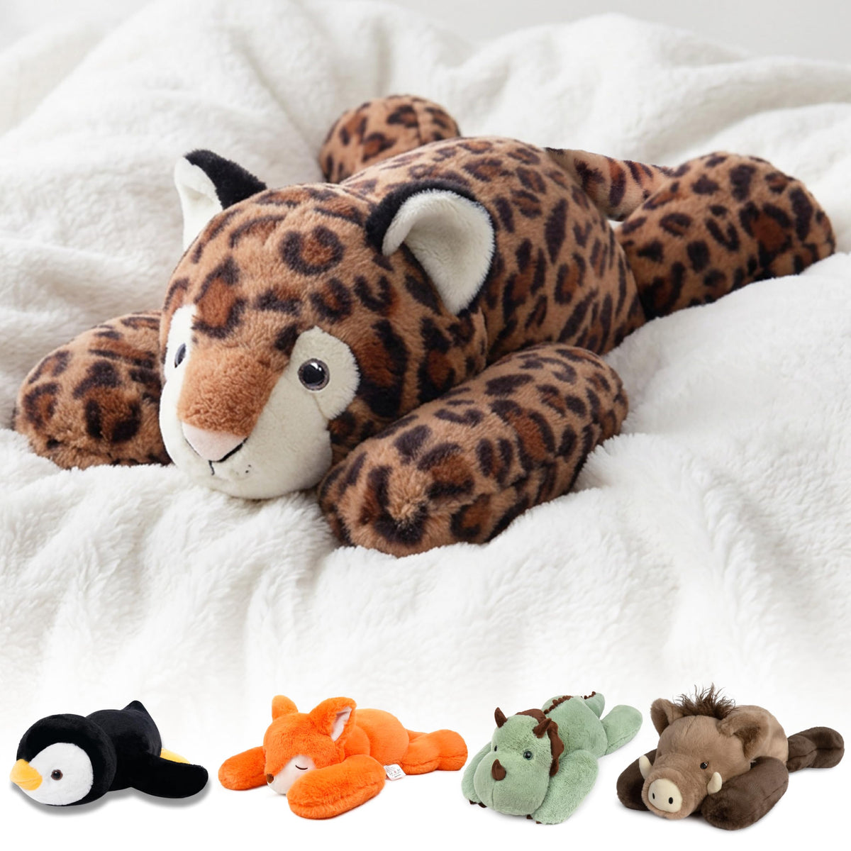 Niuniu Daddy Weighted Stuffed Animals, 25 in 5 lbs, Axolotl Calming Plush