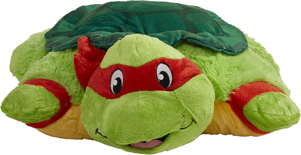 Pillow Pets Nickelodeon TMNT Raphael, 16" Stuffed Animal Plush Toy