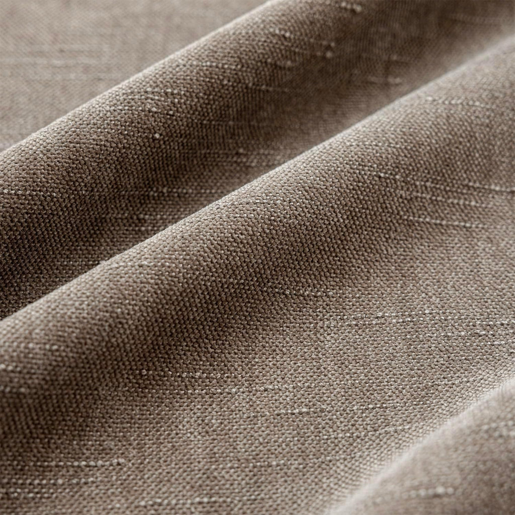 Foindtower Solid Textured Chenille Throw Pillow Covers 20x20 Inch,Taupe