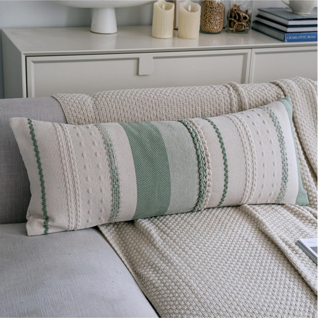 Cethom Boho Throw Pillow Covers 20x20 Inch Set of 2, Blue Textured Decorative Couch Pillow Cases for Farmhouse Home Decor, Accent Cushion Cover for Sofa, Bed, Living Room, Bedroom