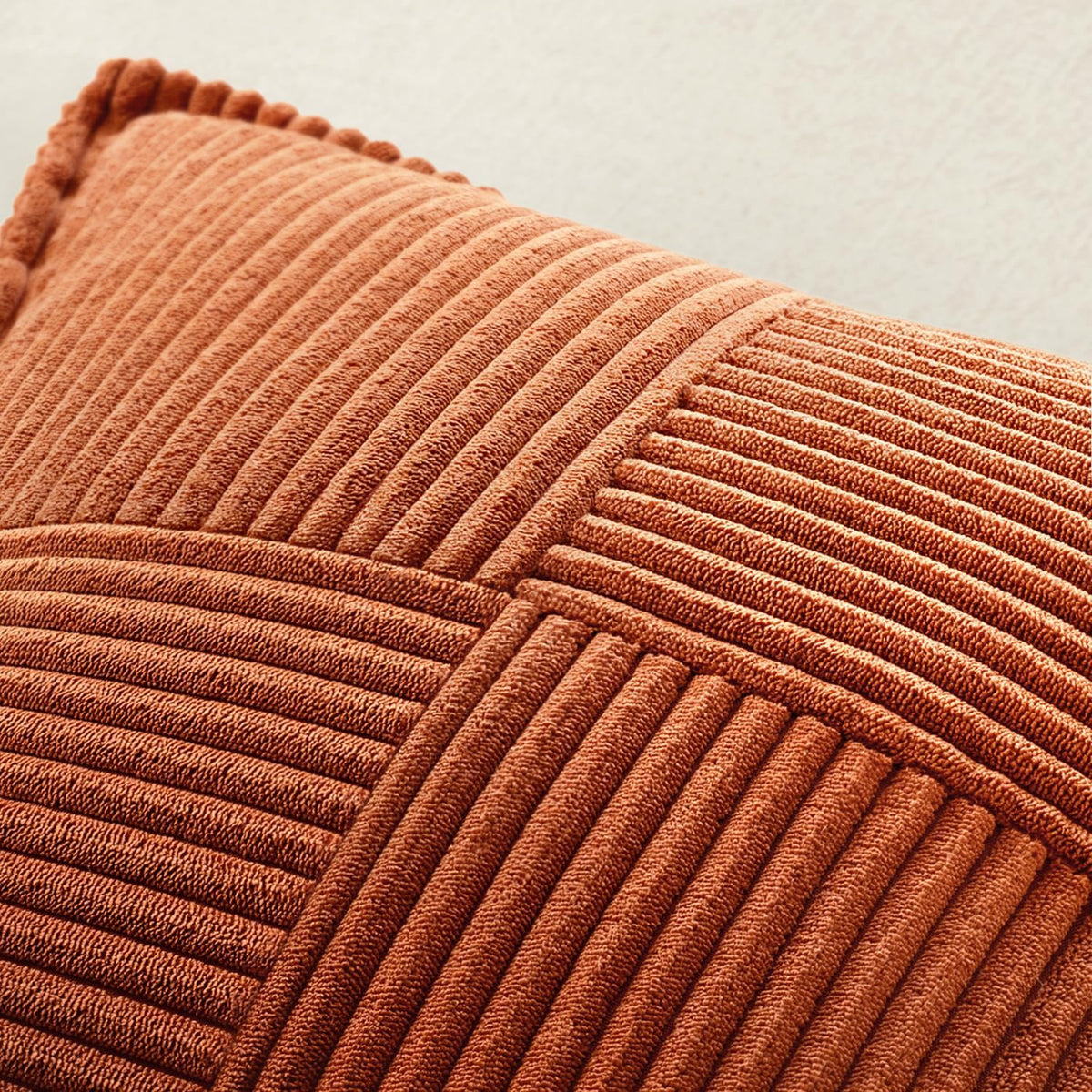 MIULEE Fall Rust Decorative Throw Pillow Covers for Couch 18x18 Inch