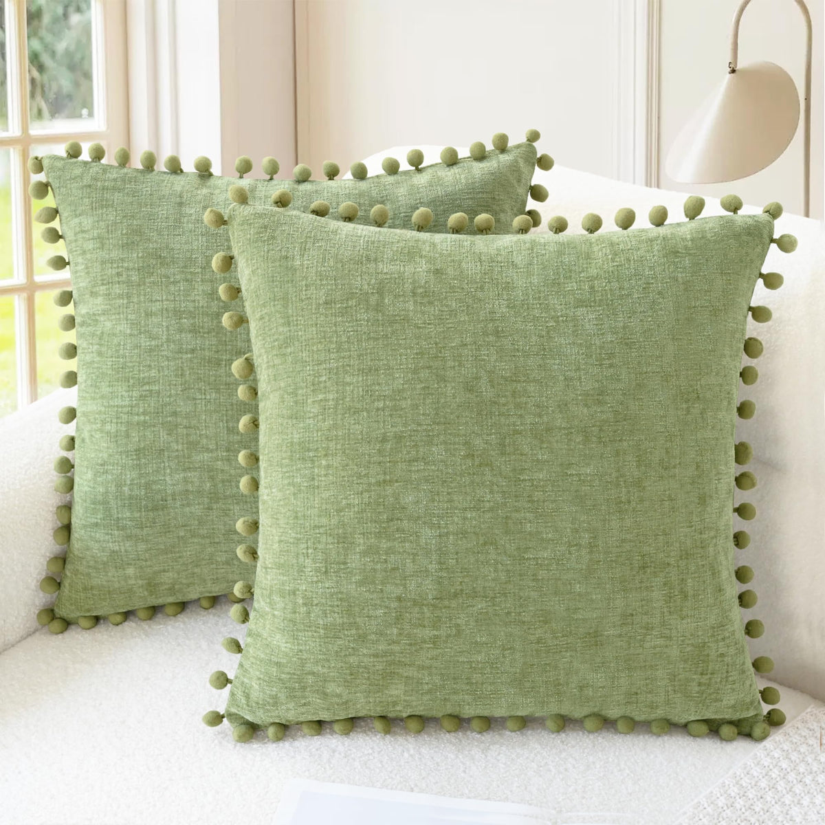 CaliTime Decorative Couch Throw Pillow Covers 20 X 12 Inches Gold
