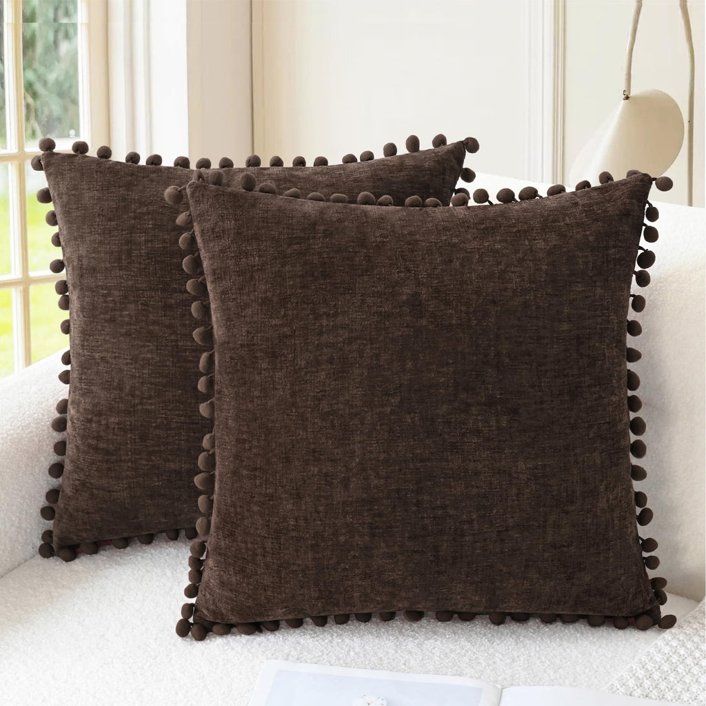 CaliTime Decorative Couch Throw Pillow Covers 20 X 12 Inches Gold