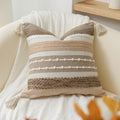BlissBlush Coastal Blue Decorative Lumbar Pillow Cover 14x36 Boho Long Body Pillow for Bed Farmhouse Lumbar Throw Pillow for Couch Modern Accent Textured Throw Pillowcase