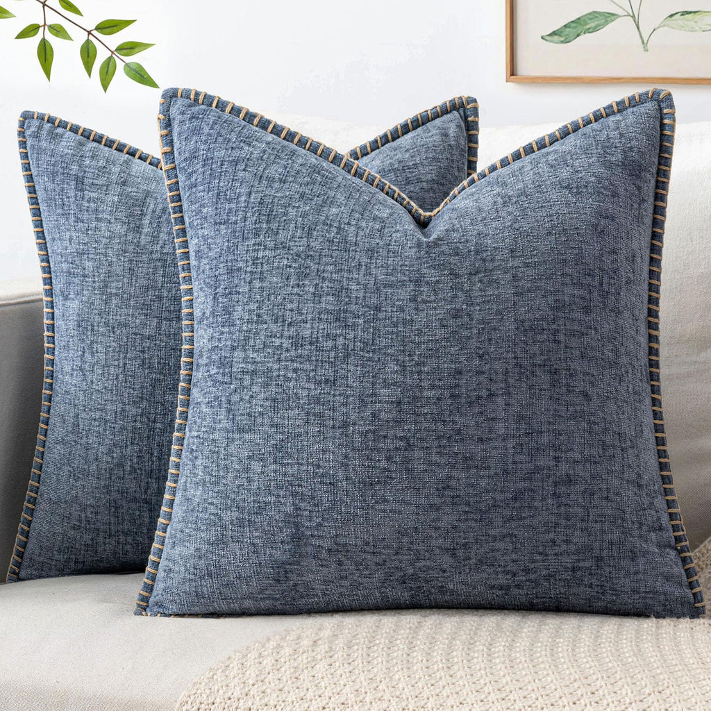 MIULEE Decorative Couch Throw Pillow Covers 18x18 Inch Sage Green 2 Pack