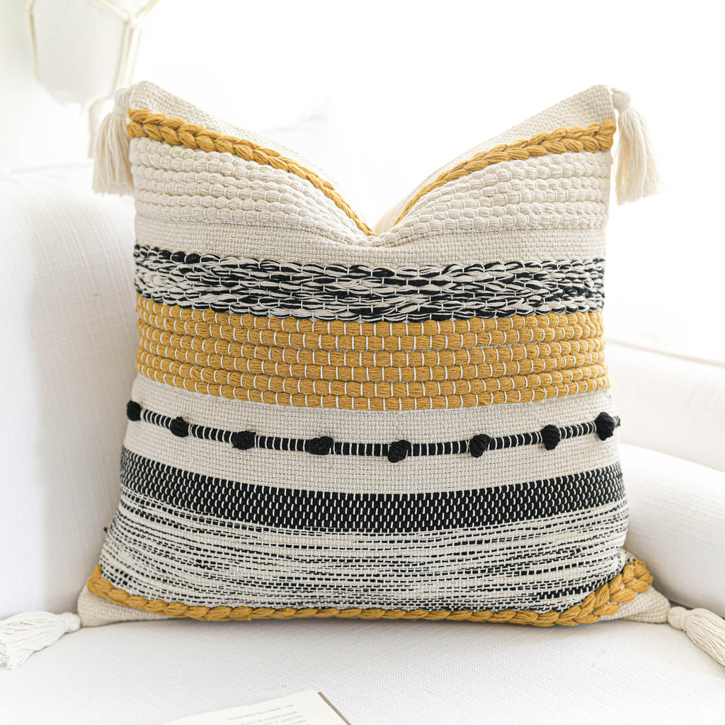 BlissBlush Coastal Blue Decorative Lumbar Pillow Cover 14x36 Boho Long Body Pillow for Bed Farmhouse Lumbar Throw Pillow for Couch Modern Accent Textured Throw Pillowcase