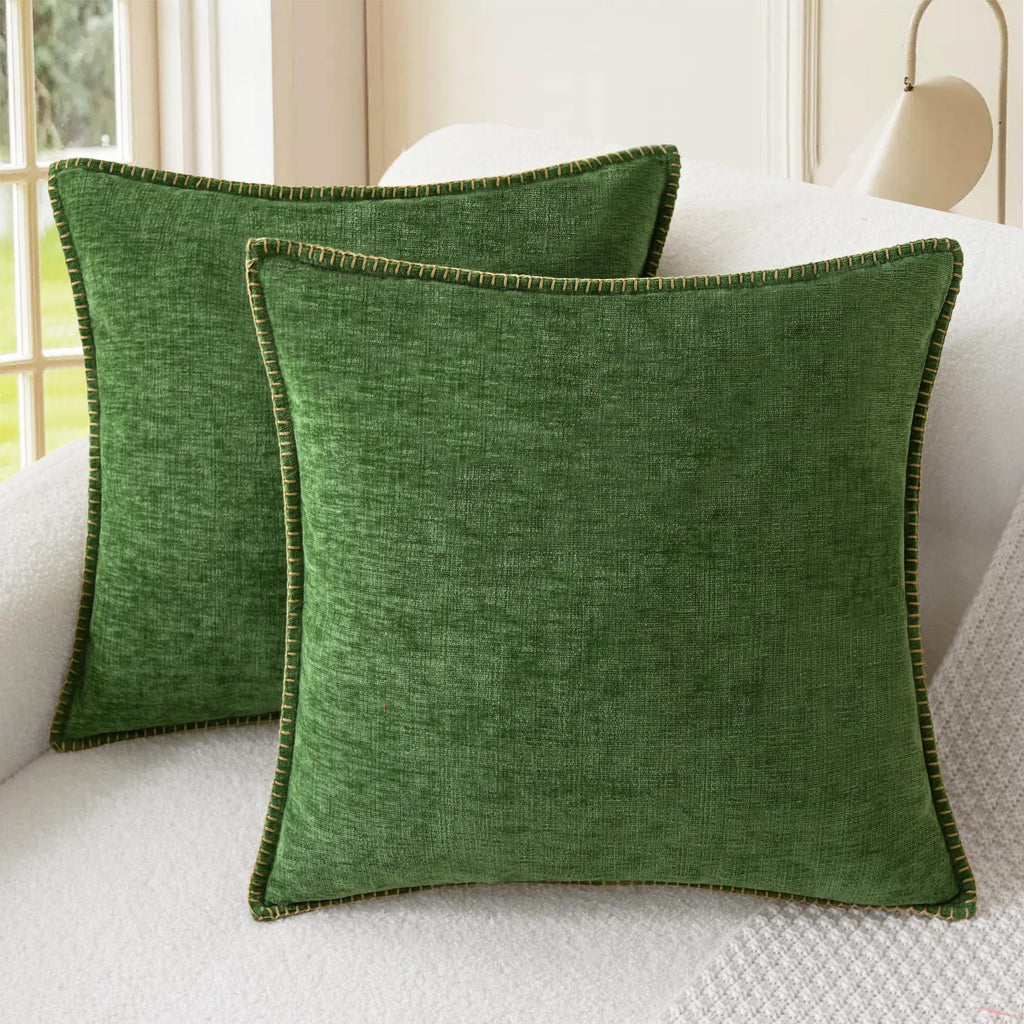 CaliTime Decorative Couch Throw Pillow Covers 20 X 12 Inches Gold