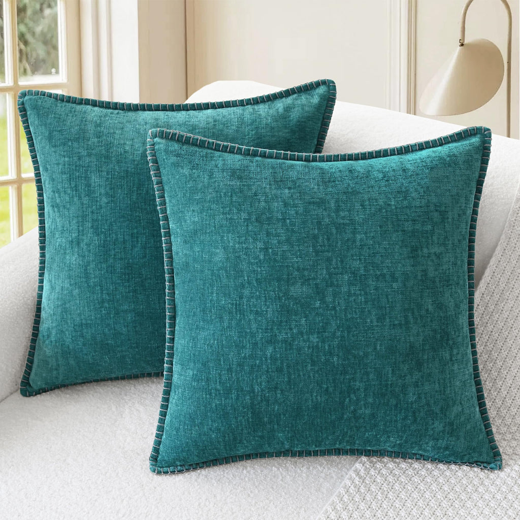 CaliTime Decorative Couch Throw Pillow Covers 20 X 12 Inches Gold