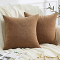 GAWAMAY Lumbar Support Pillow Decorative Rectangle Throw Pillow Covers 12"x20" Inch Set of 2, Soft Chenille Pillowcase for Living Room Bedroom Sofa Couch Cushion Cover Navy Blue 30x50cm (ONLY Covers)